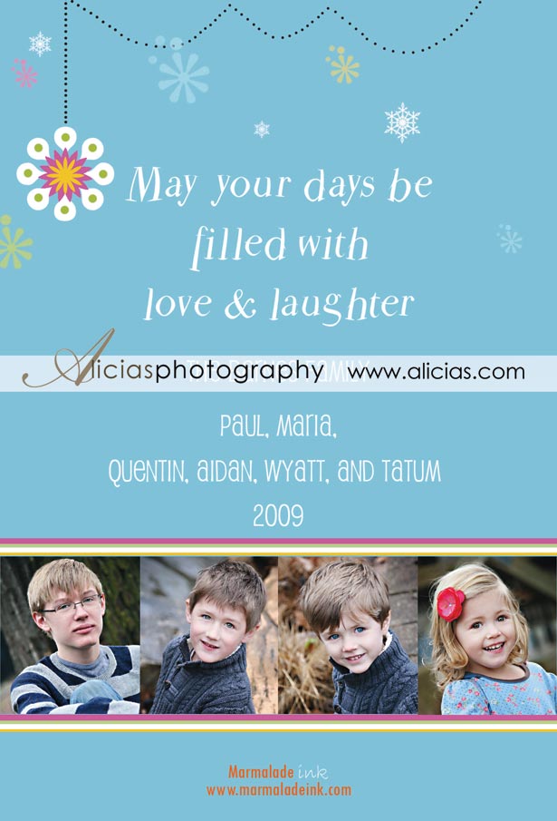 Chicago Naperville Family Photographer...Holiday Card