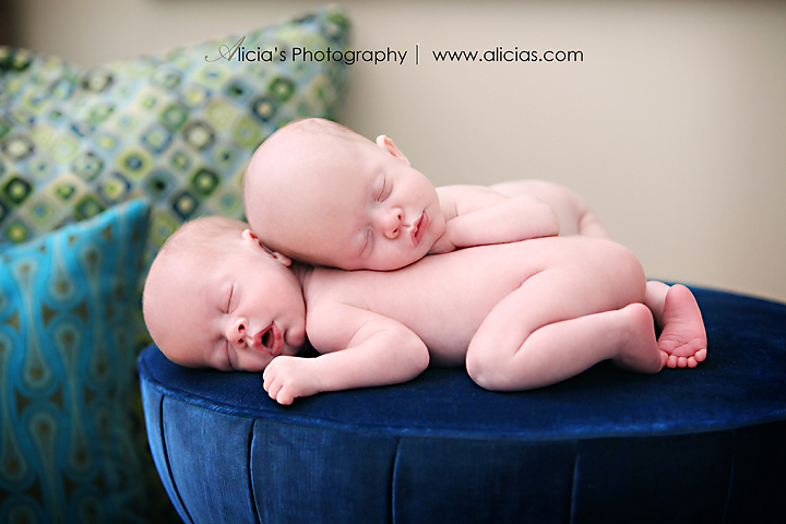 Chicago Newborn Twin Photographer...The "M" Twins