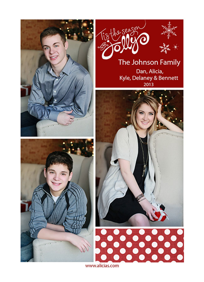 Alicia's Photography Professional Naperville Studio...Happy Holidays and Many Thanks!